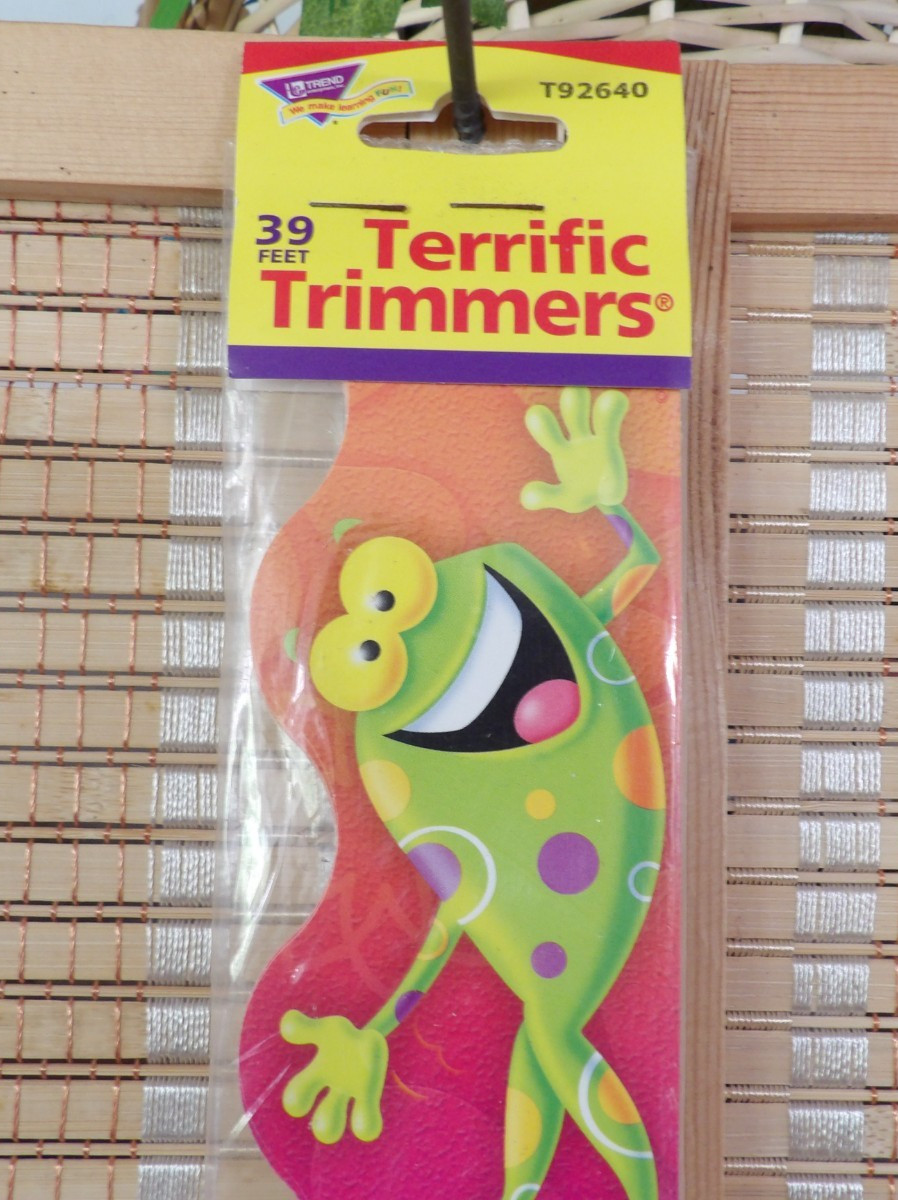 Frog-Tastic Frolic Terrific Trimmer Classroom Bulletin Board 39' Border Trim