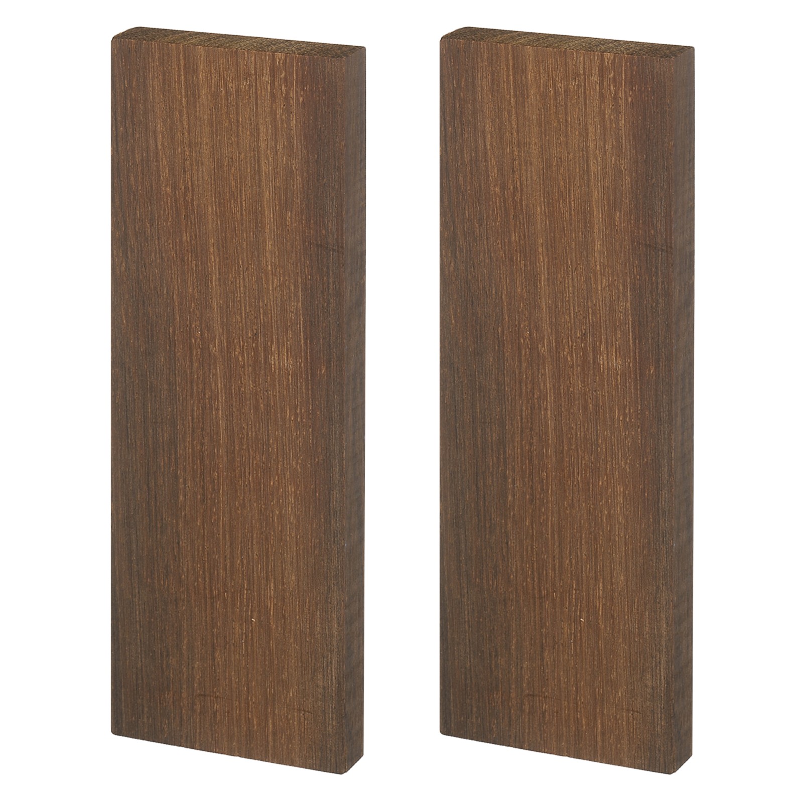 2PCS Knife Handle Material 4.7" × 1.6" × 0.4" Handle Scale, Red Rosewood
