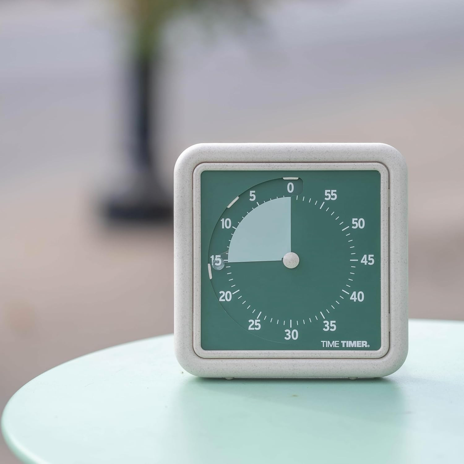 **Retro 8 Inch Visual Timer 60 Minute Desk Countdown Clock Eco Friendly Green**