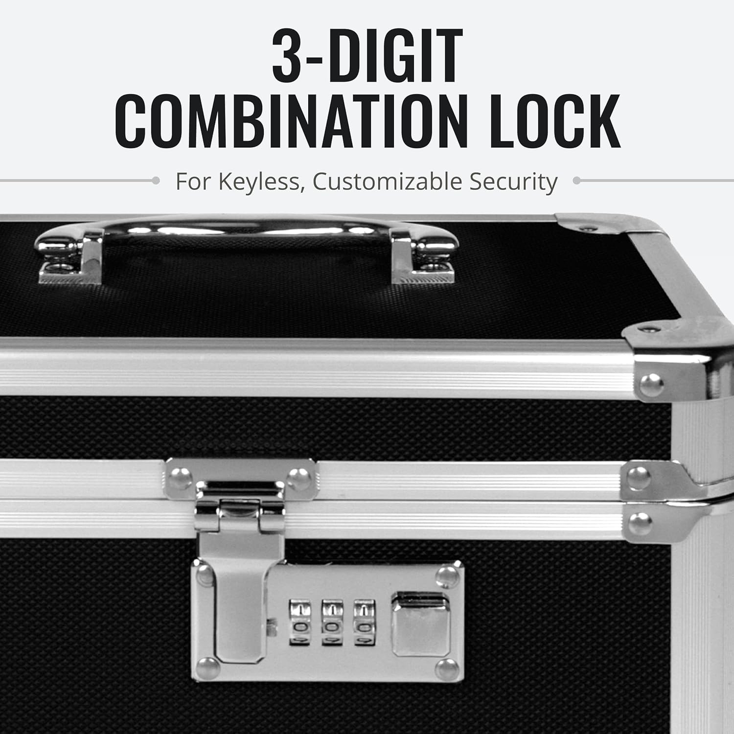 Secure Security Lock Boxes - Safe Combination Lock Box, Storage for Docu
