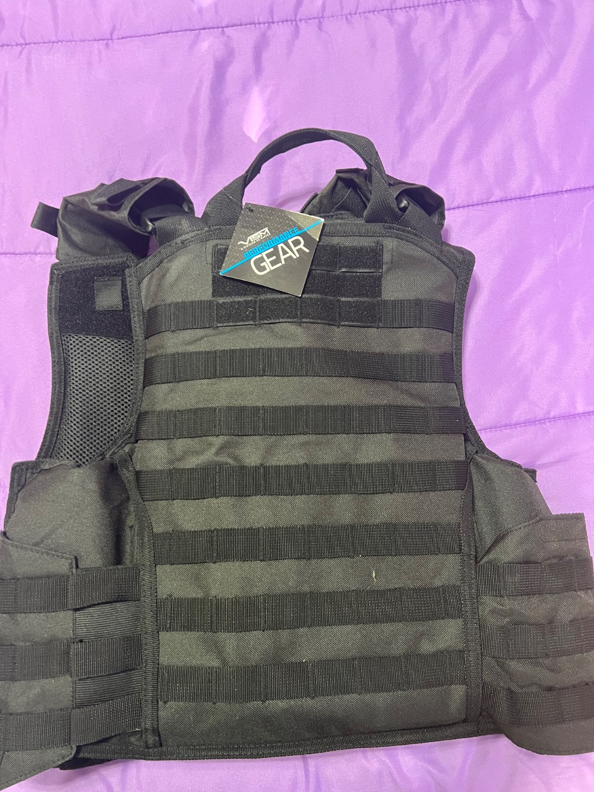 VISM Expert Plate Carrier Vest MED-2XL Tactical Shooting Range Hunting BLACK