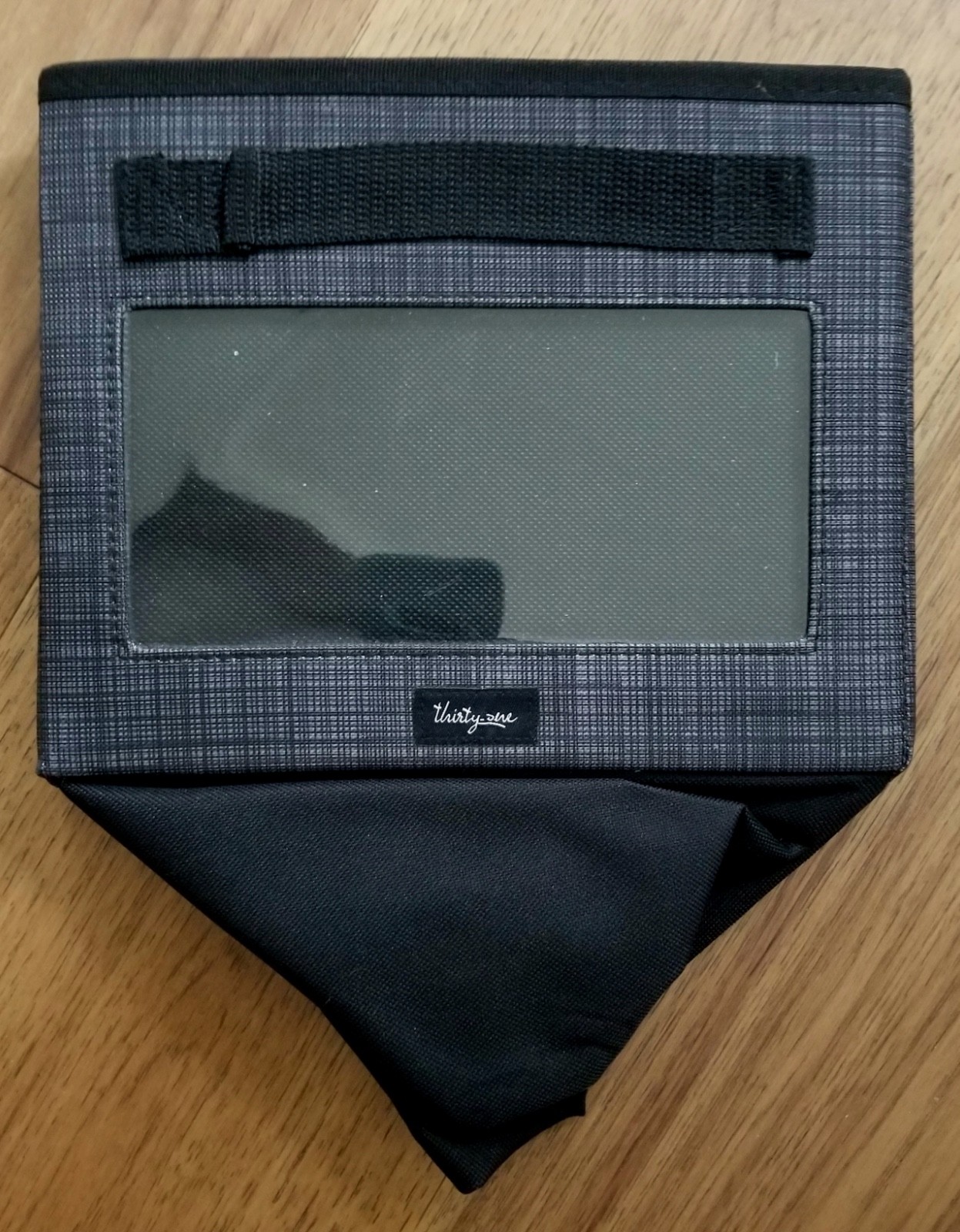 EUC! Thirty One Your Way Rectangle Bin Charcoal Crosshatch ~ Display Items
