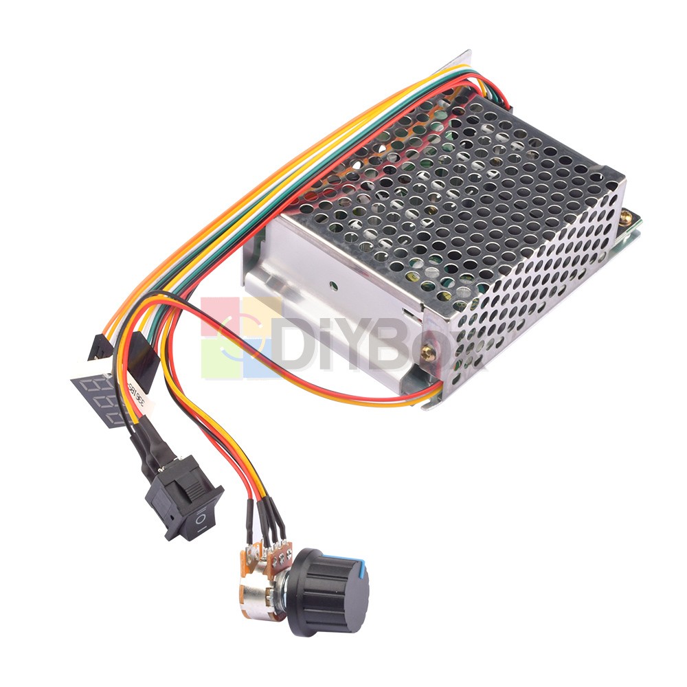 DC 10-50V 40A Motor Speed Control PWM Controller CW CCW Reversible Switch