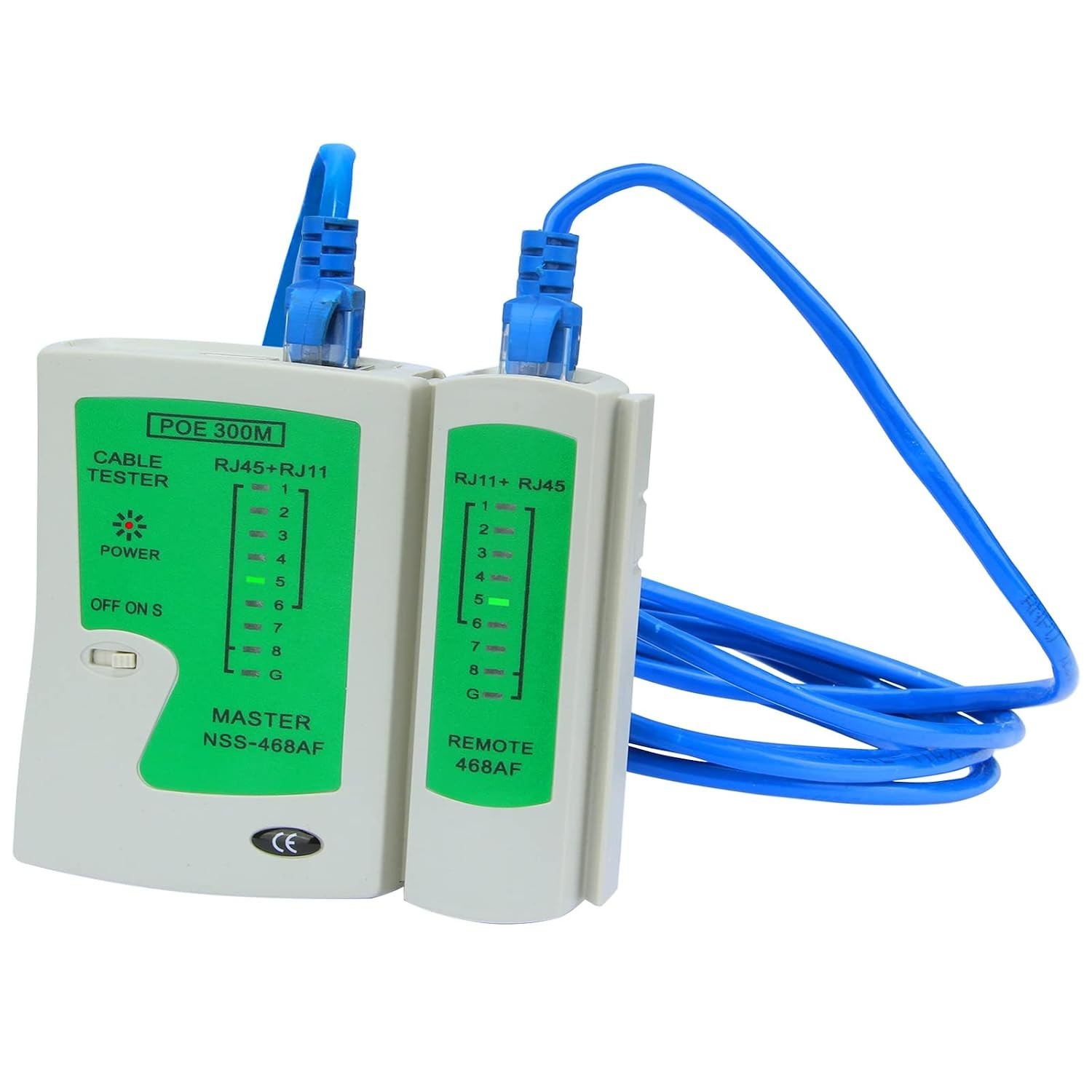 High-Performance Ethernet Tester with Mini Stripper – Quick Continuity Check