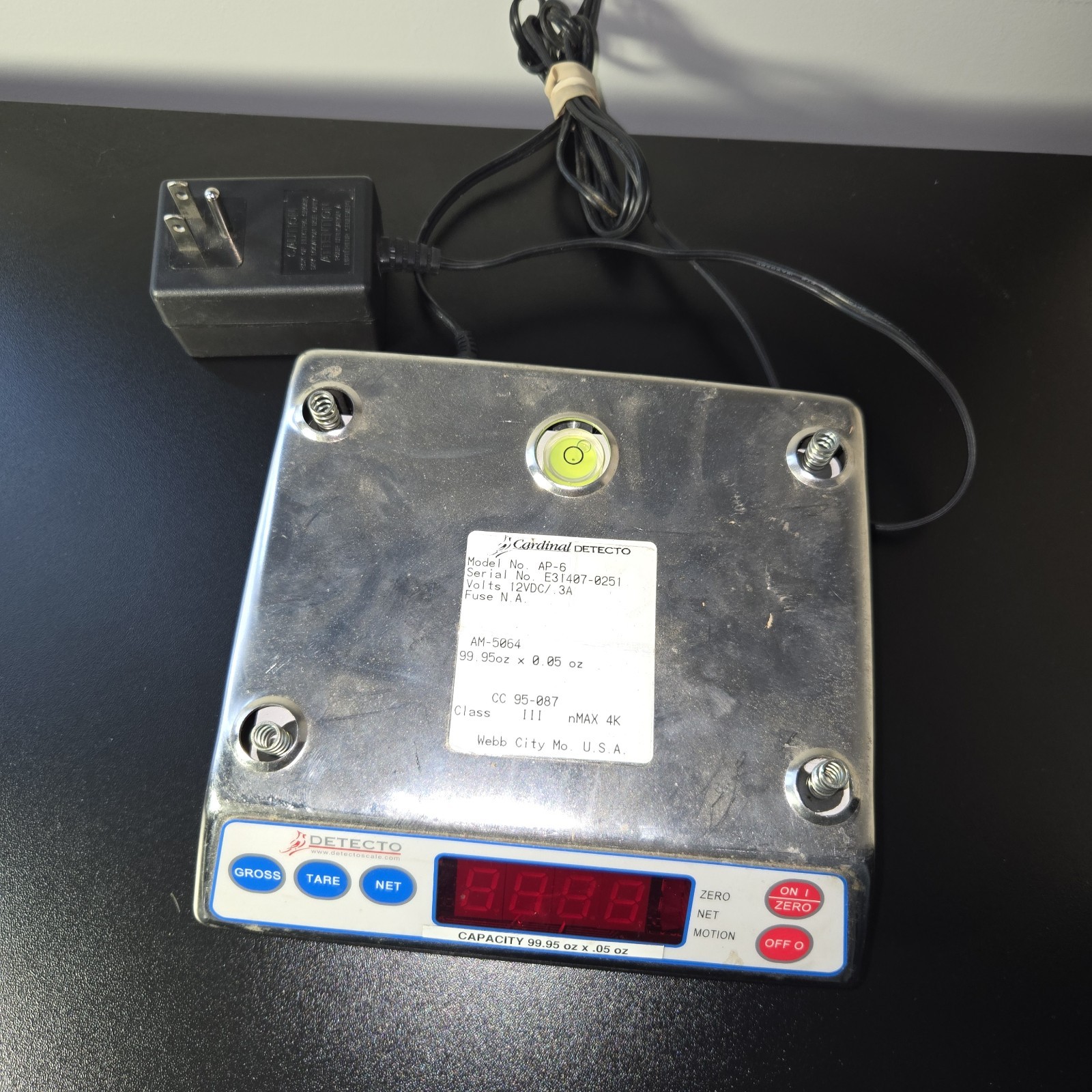 CARDINAL DETECTO SCALE AP-6