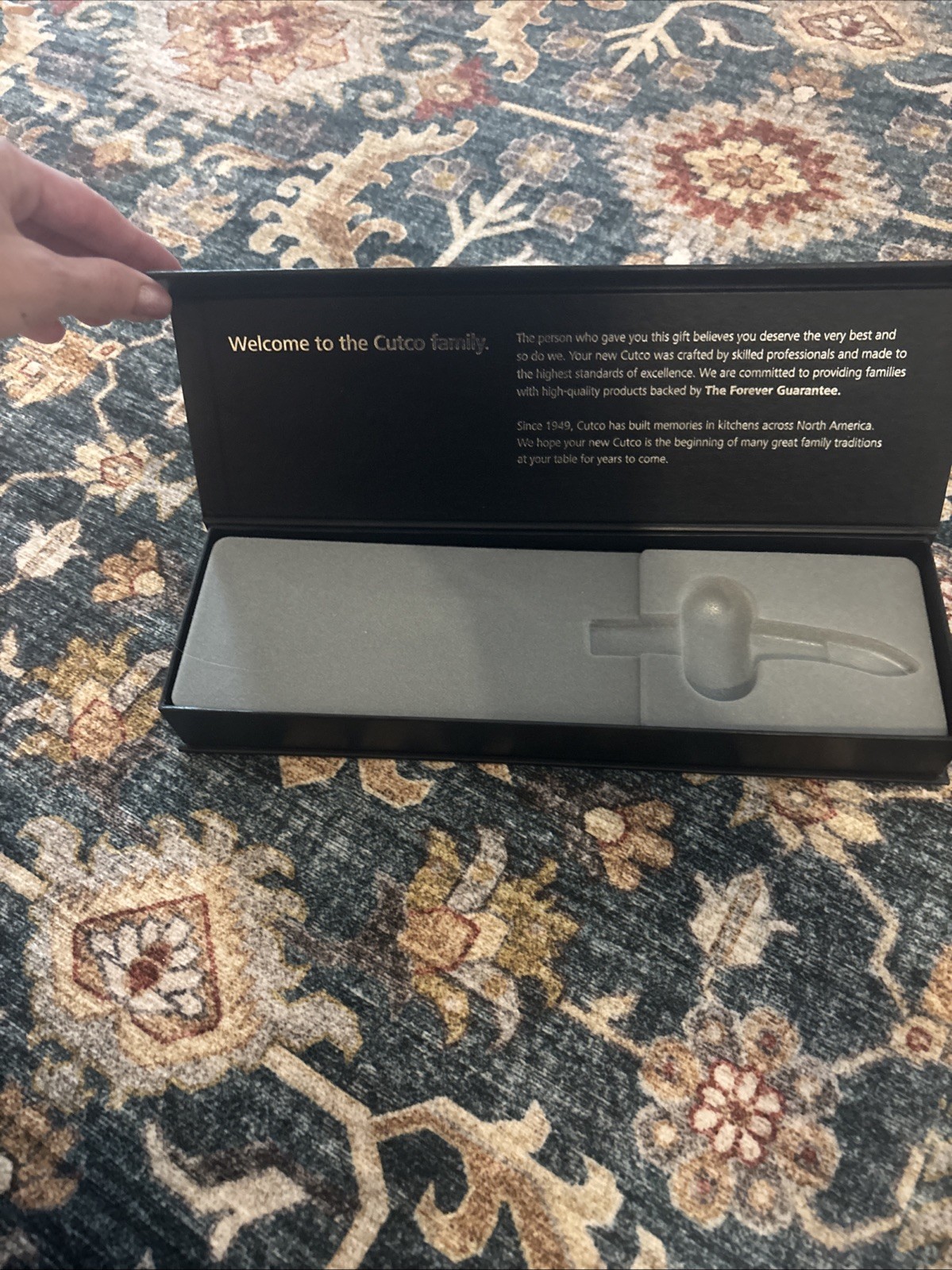 CUTCO EMPTY BOX NO KNIVES - Box