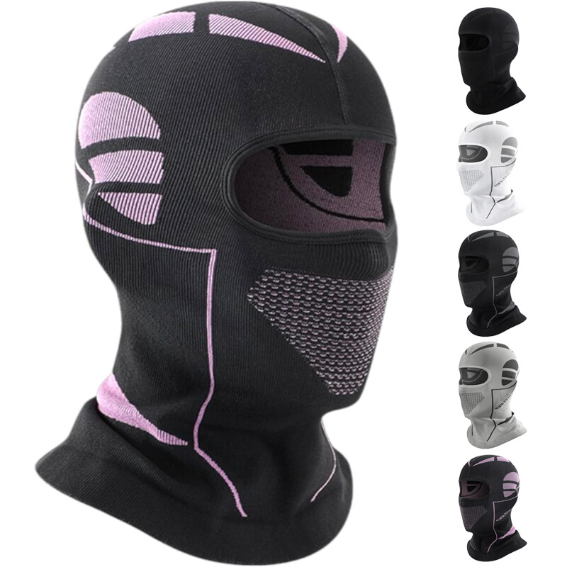 Sports Ski Under Helmet Balaclava, Men Women Thermal Full Face Mask, Neck Warmer