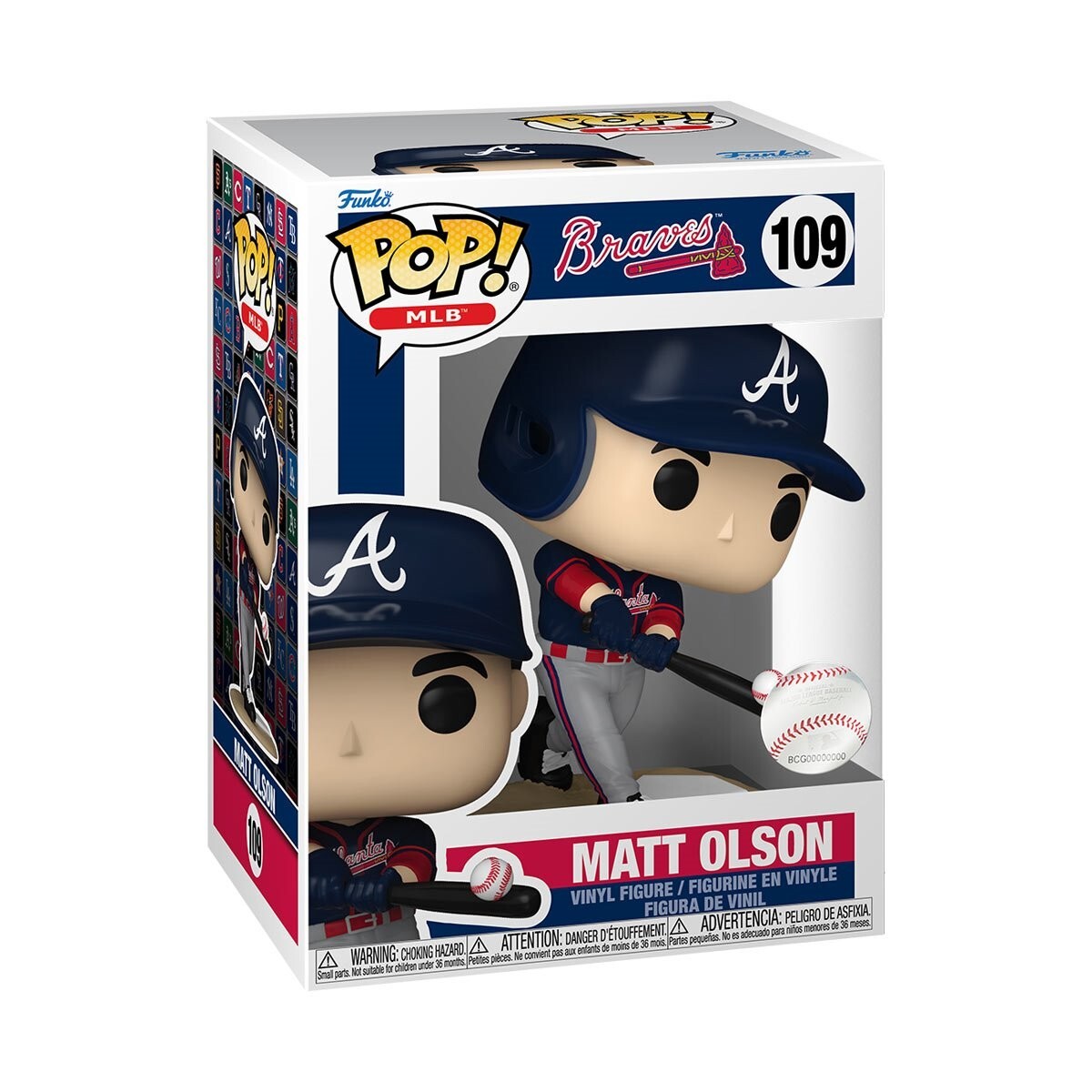 Funko Pop MLB Atlanta Braves Matt Olson Figure w/ Protector