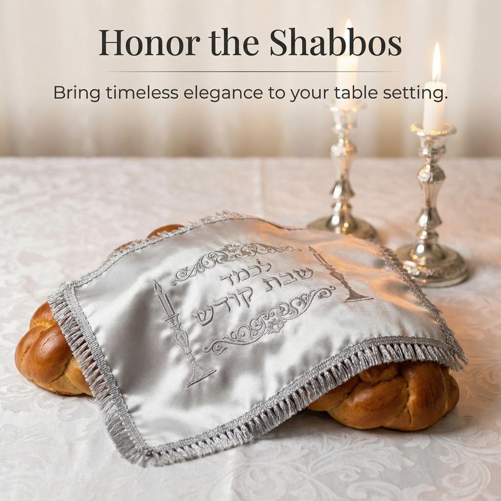 Simcha Challah Covers Small Satin 15x11" 35 pieces