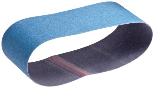 Norton Abrasive Belt Zirconia Alumina, 21" Length x 3" Width, Grit P50
