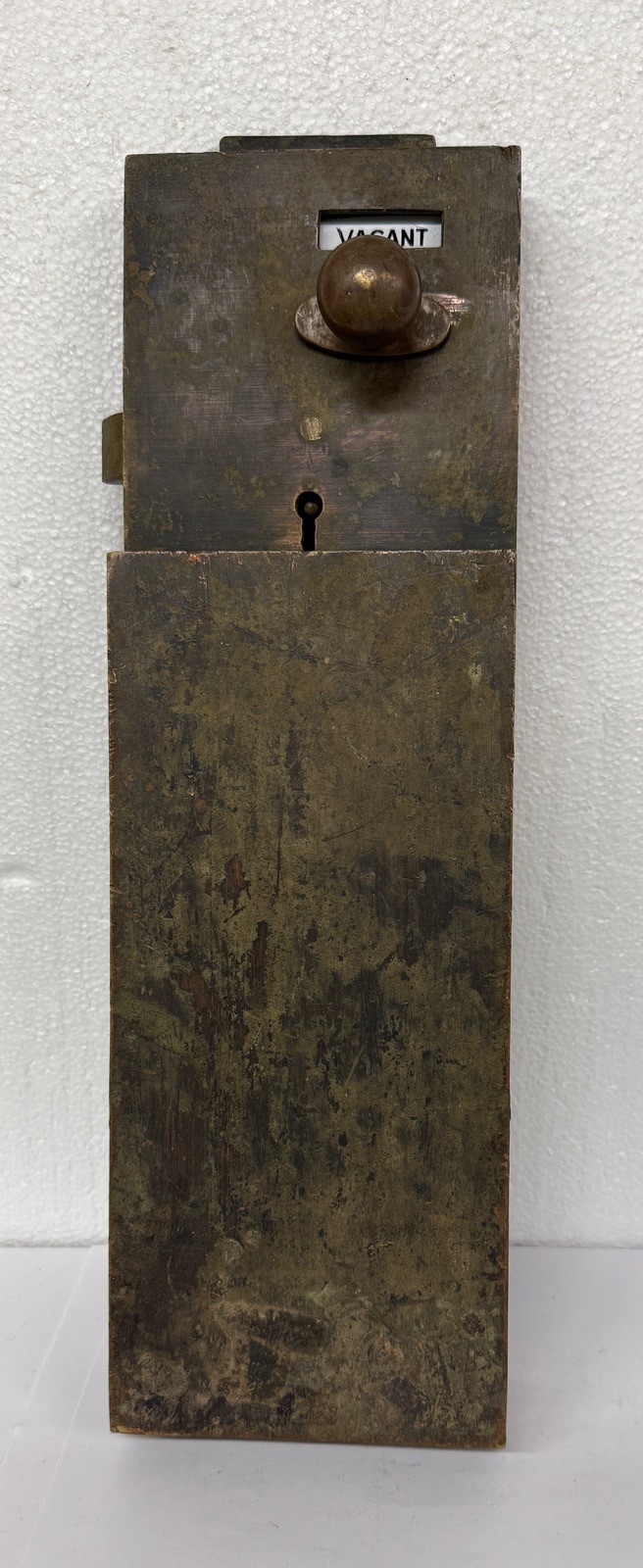 Antique Vtg Public Restroom Bathroom Toilet Stall Coin Operated Door Lock NO KEY