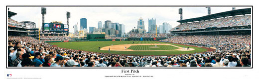 Pittsburgh Pirates PNC Park First Pitch Panoramic Poster #2019