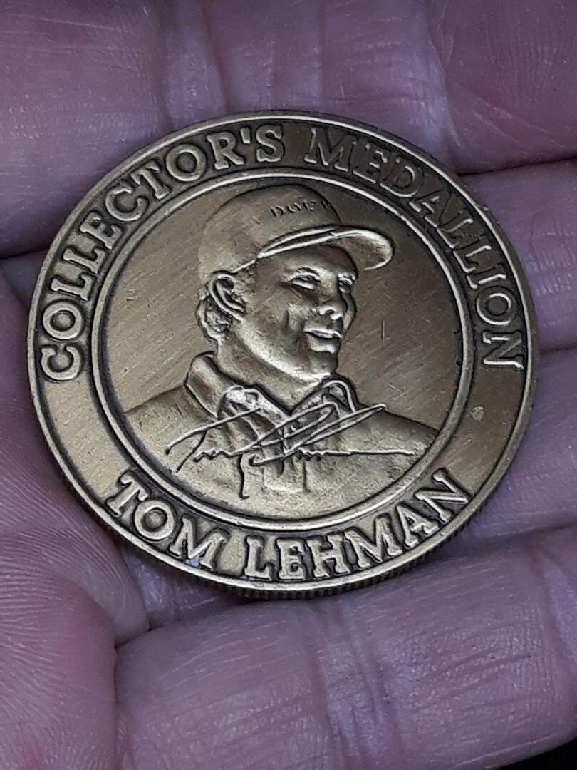 Vtg PGA Tour Partners Club Tom Lehman Collectors Medallion / Ball Marker