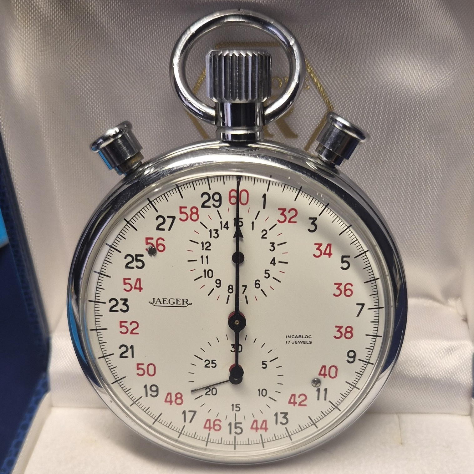 Vintage Jaeger- Lecoultre Rattrapante(split second)Stopwatch w/ Valjoux 57 cal