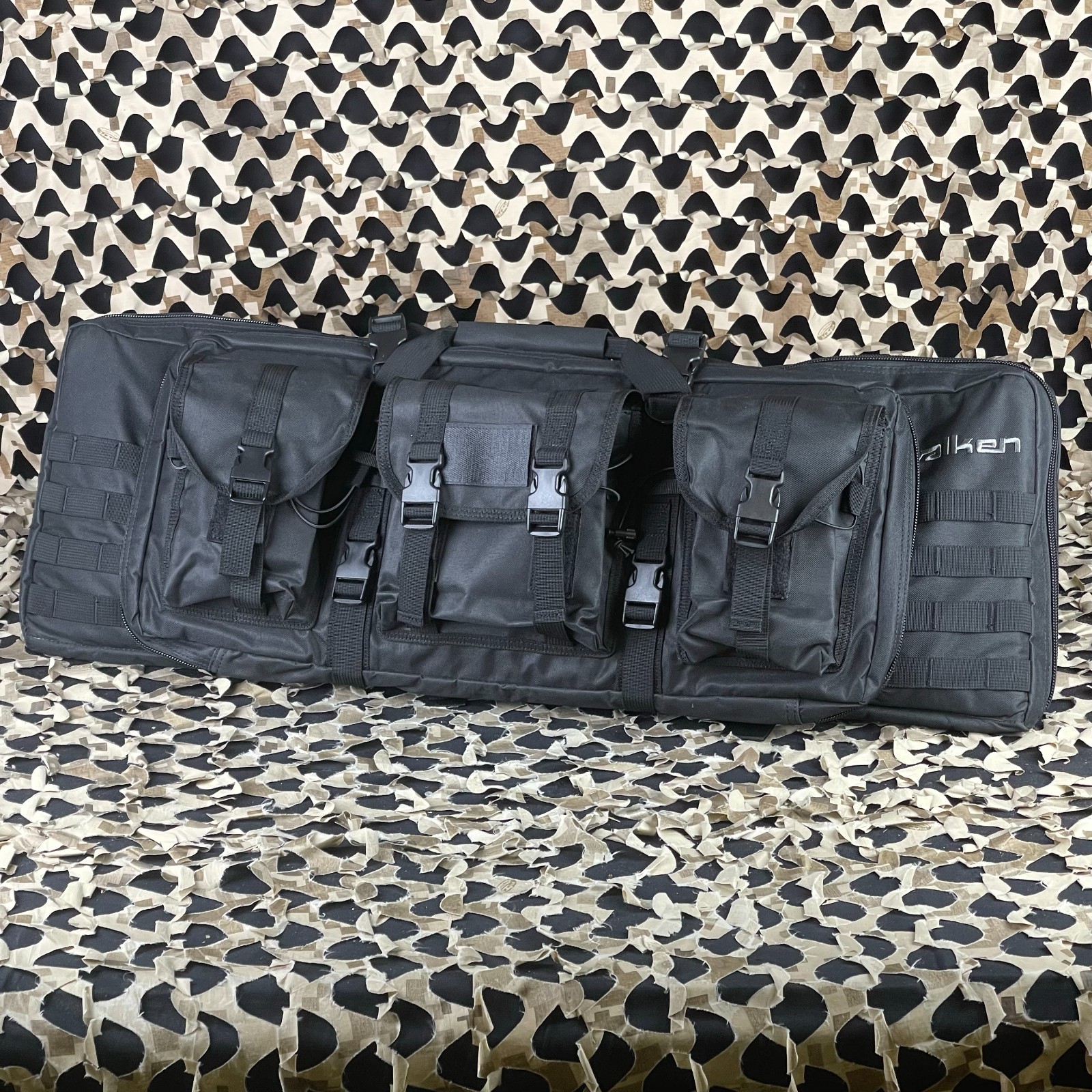 NEW Valken 36" Double Rifle Tactical Gun Case - Black