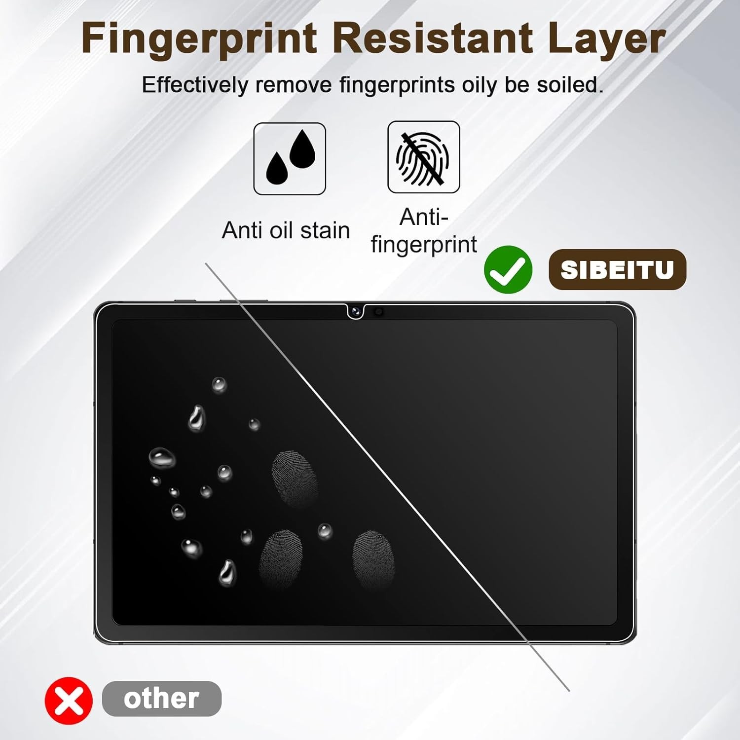 2 Pack Screen Protector for Samsung Galaxy Tab A9 plus 2023, 11 Inch HD Clear 9H
