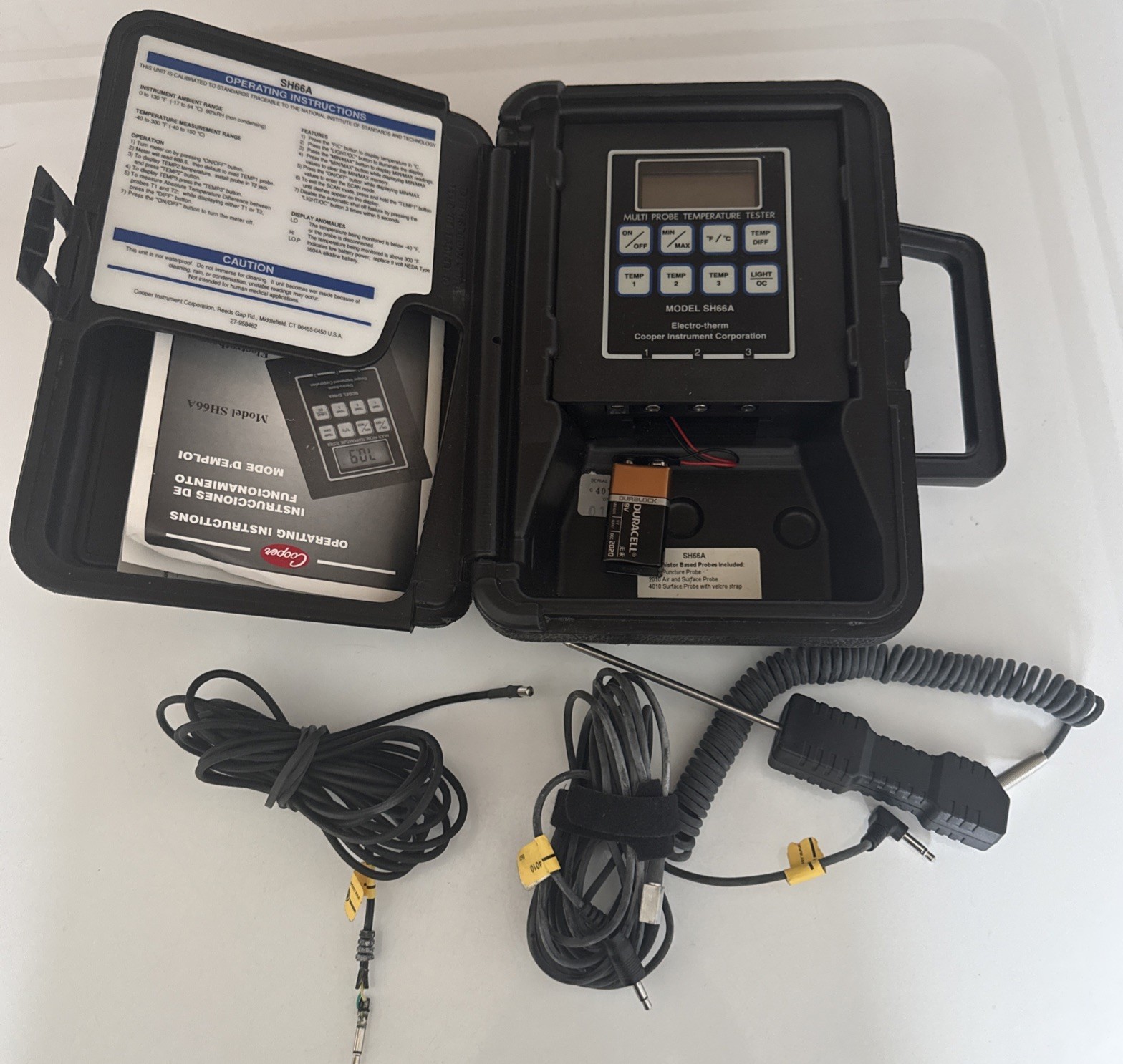 Cooper SH66A Digital Thermometer Used READ