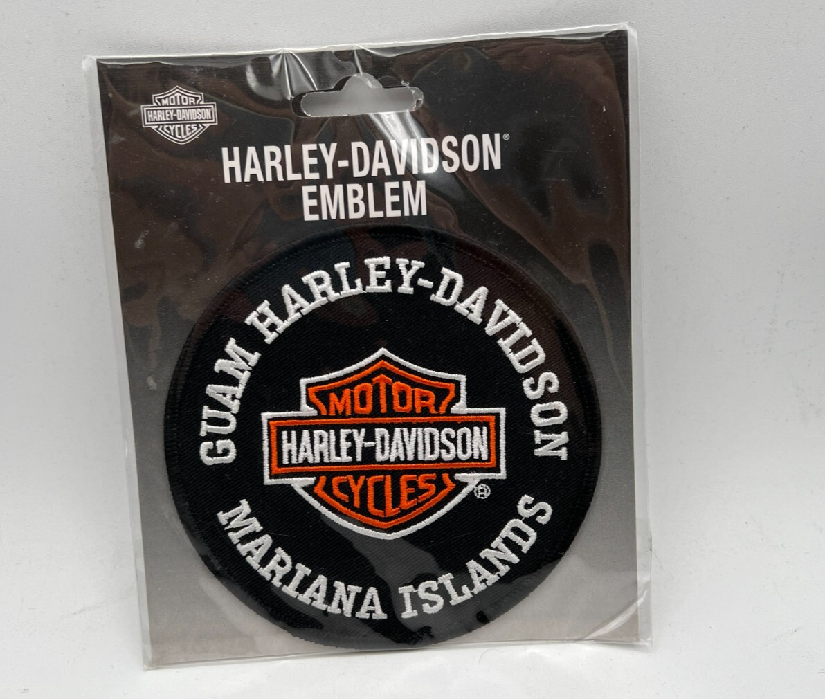 2006 Global Products Harley Davidson Motorcycles Guam Mariana Islands Patch NIP