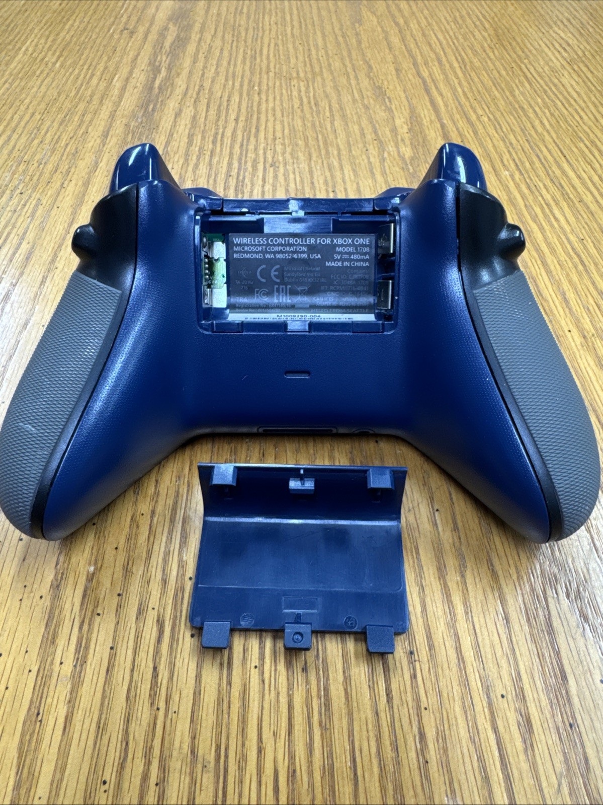 OEM Xbox One Wireless Controller Blue Model 1708 W/ Bionik Triggers Tested Works