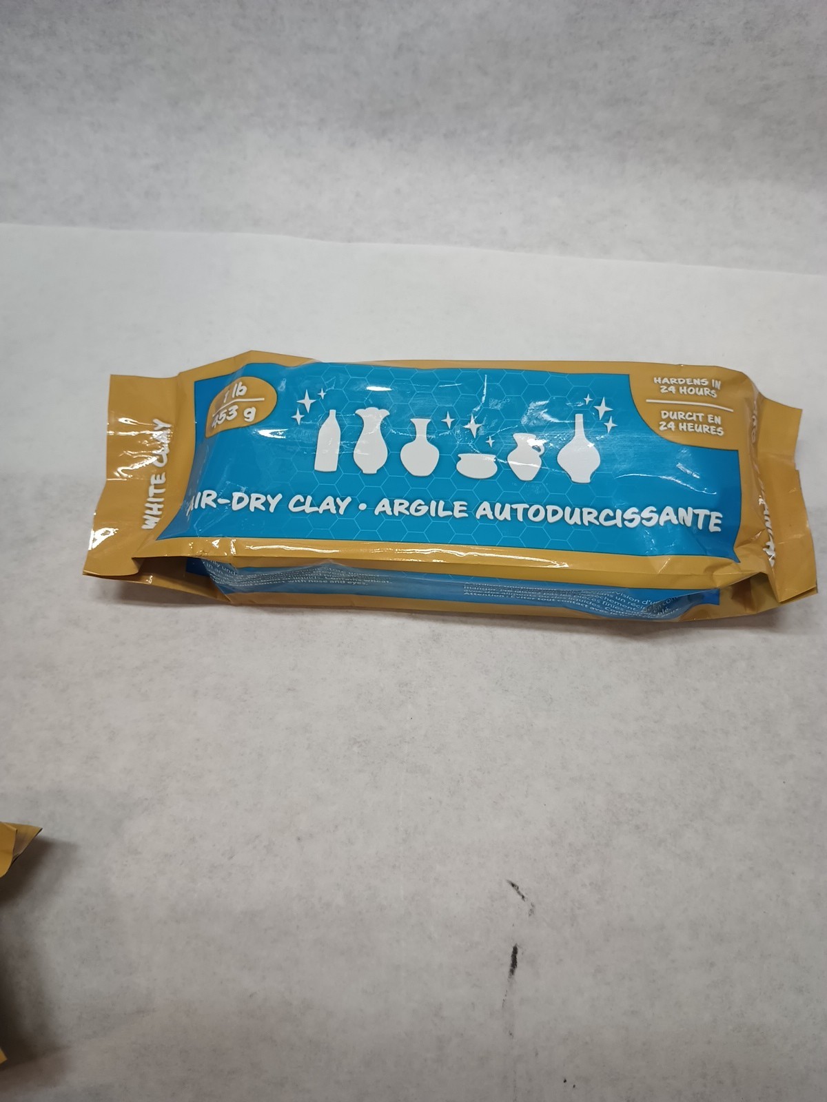 Air Dry Air-Hardening Acid Free Non Toxic Modeling Clay 1 lb White 3 Available