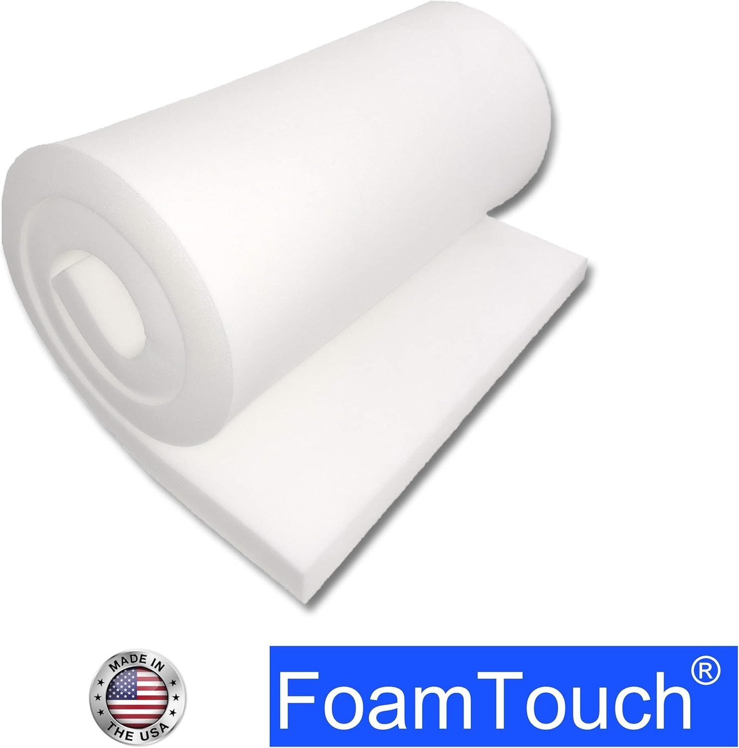 Upholstery Foam High Density Cushion 2x24x72 White Support Mattress