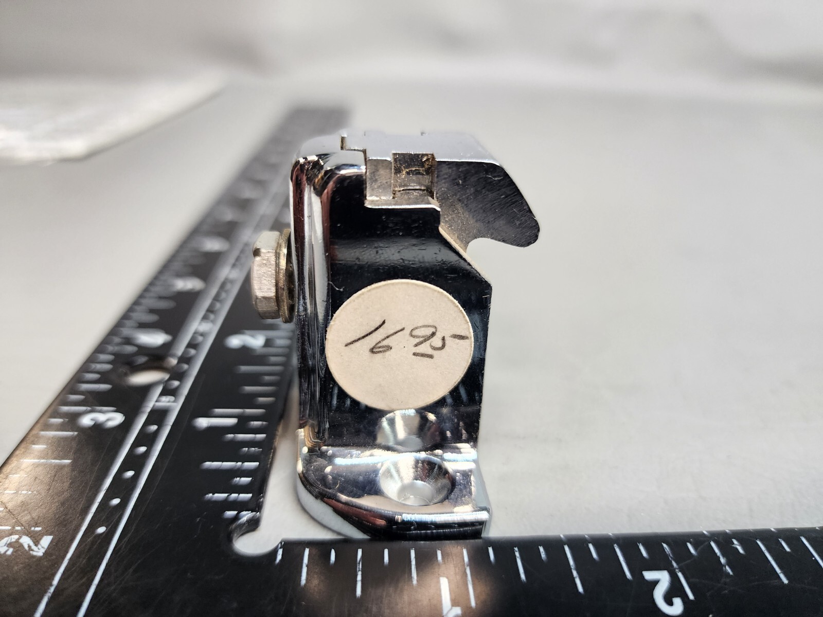 Vintage Kason Polished Chrome Strike Handle Latch Part H