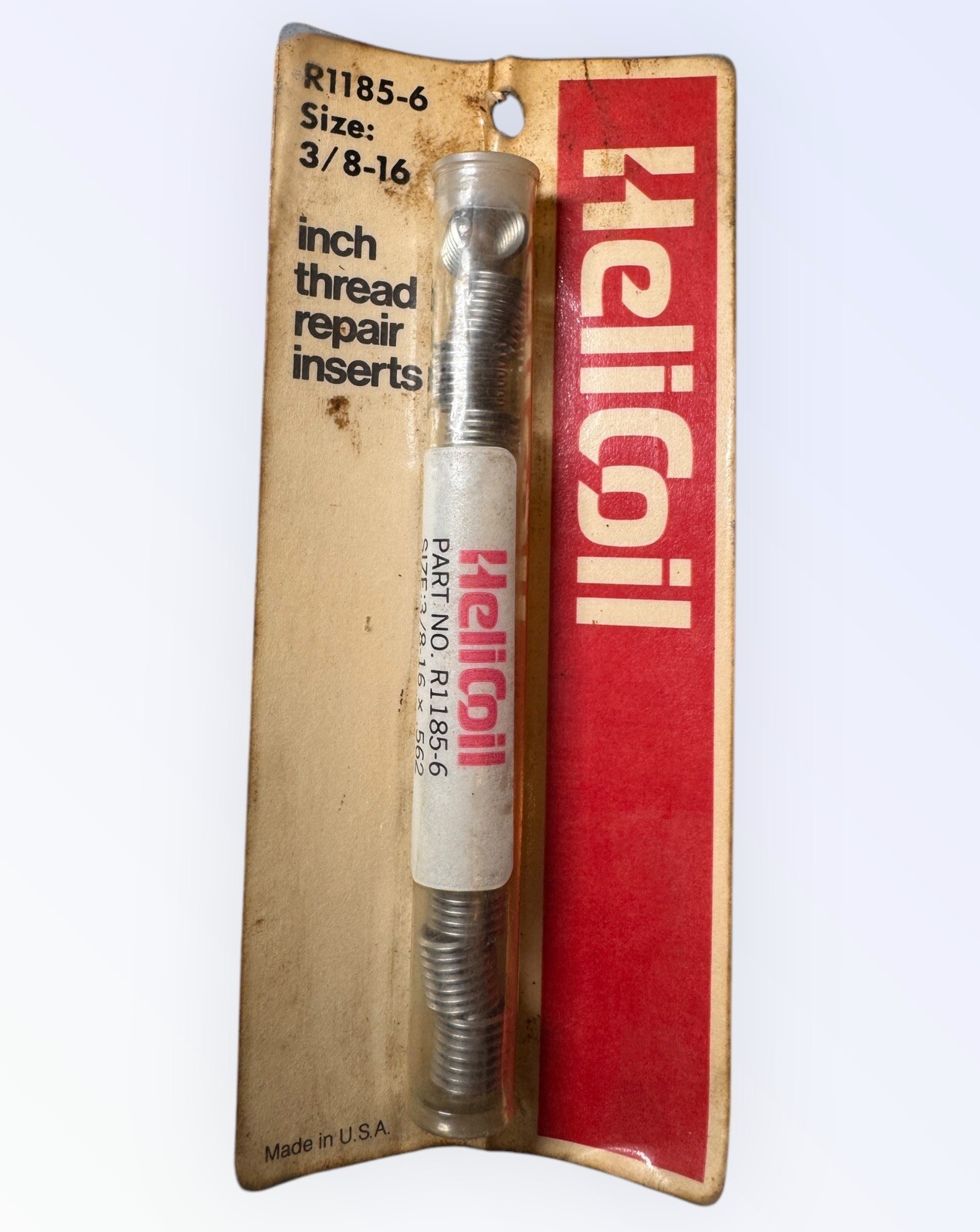 New Vintage HeliCoil R1185-6 3/806 Inch Thread Repair Inserts 12pk