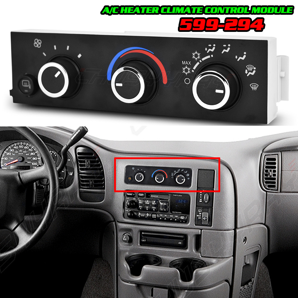A/C Heater Climate Control Switch Unit For 2001-2021 Chevrolet Express 2500 3500