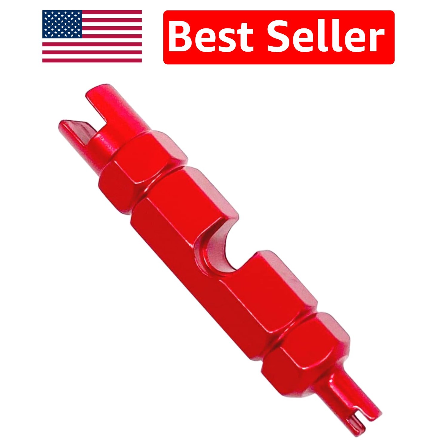 Lightweight Valve Core Repair Tool for Bicycles & Cars - Non-Corrosive, Easy Use