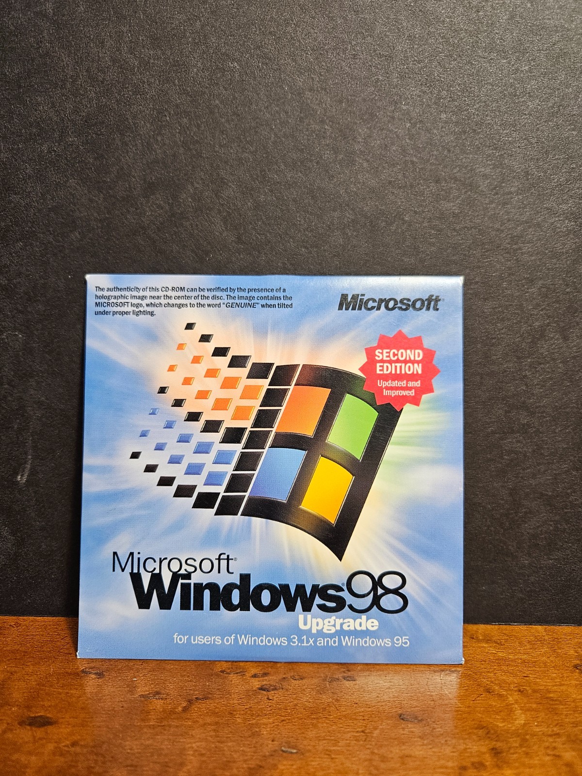 Microsoft Windows 98 Second Edition Upgrade CD X04-14377 Win 98 SE