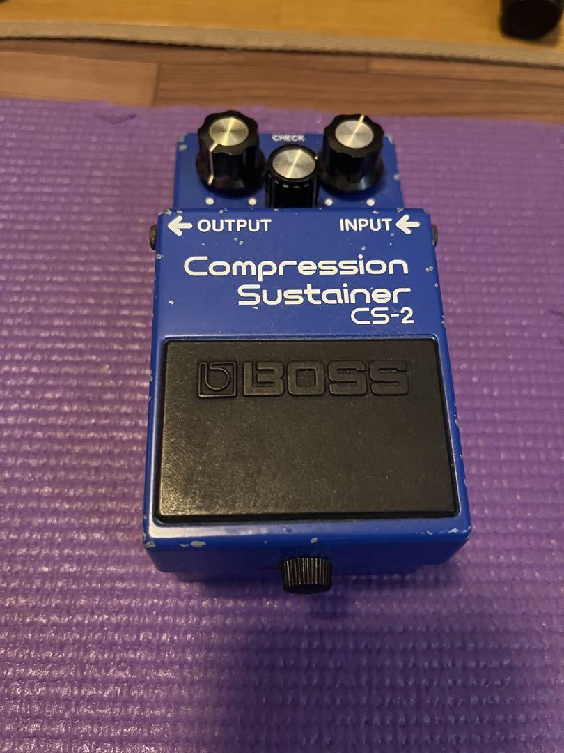 BOSS CS-2 Compression Sustainer Guitar Effects Pedal used