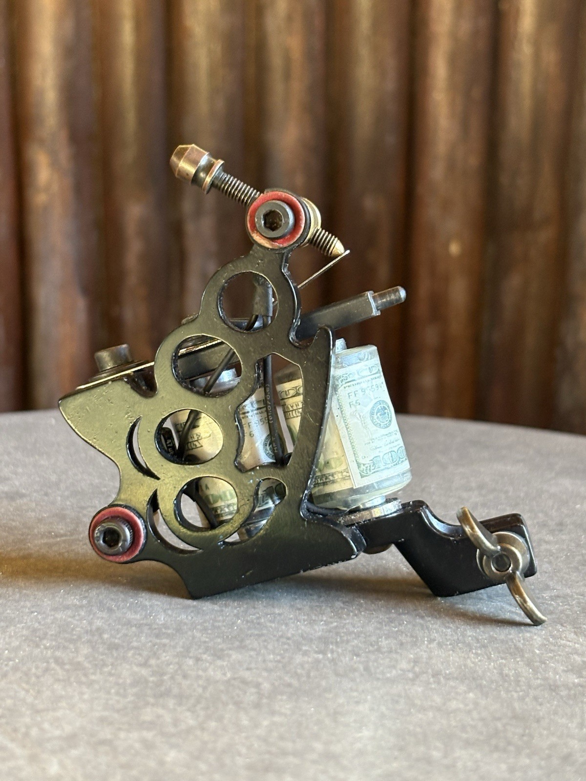 Black Brass Knuckle Style coil Tattoo machine