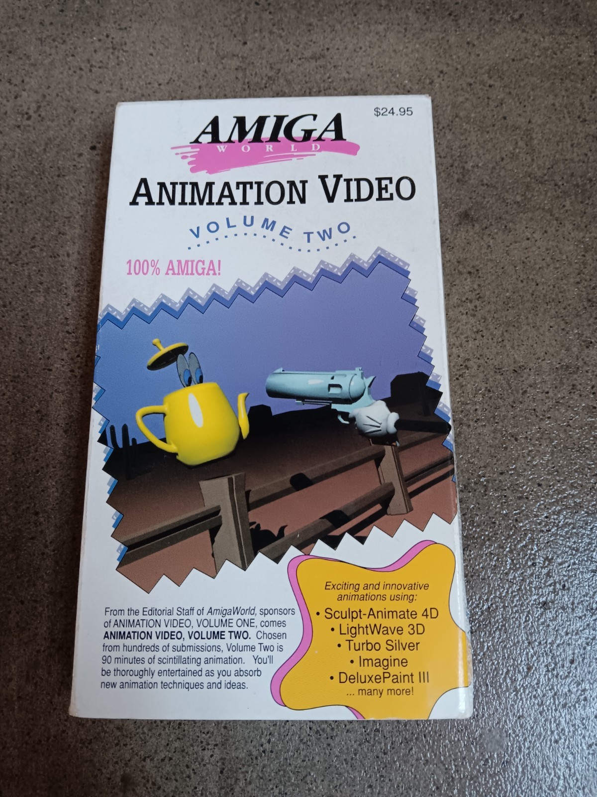 Commodore Amgia WorldVHS Animation Video Volume 2 Tested/Worked Tech Media
