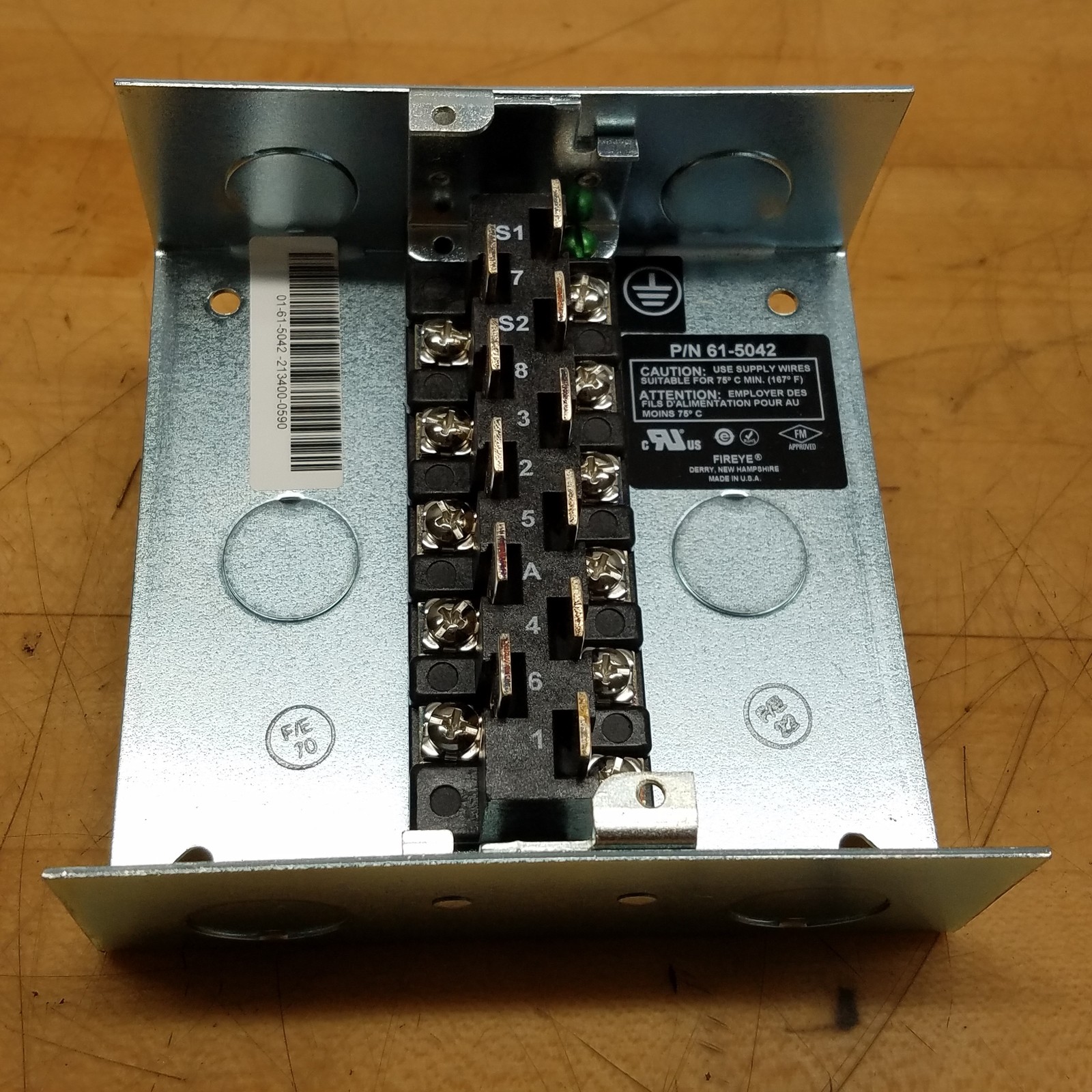 Fireye 61-5042 Open Wiring Base For All M-Series Products - NEW