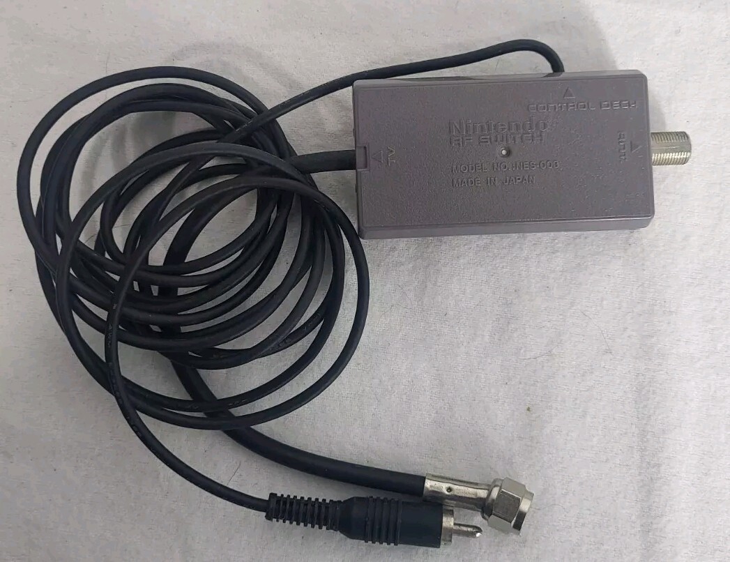 Nintendo NES SNES RF Adapter Vintage OEM