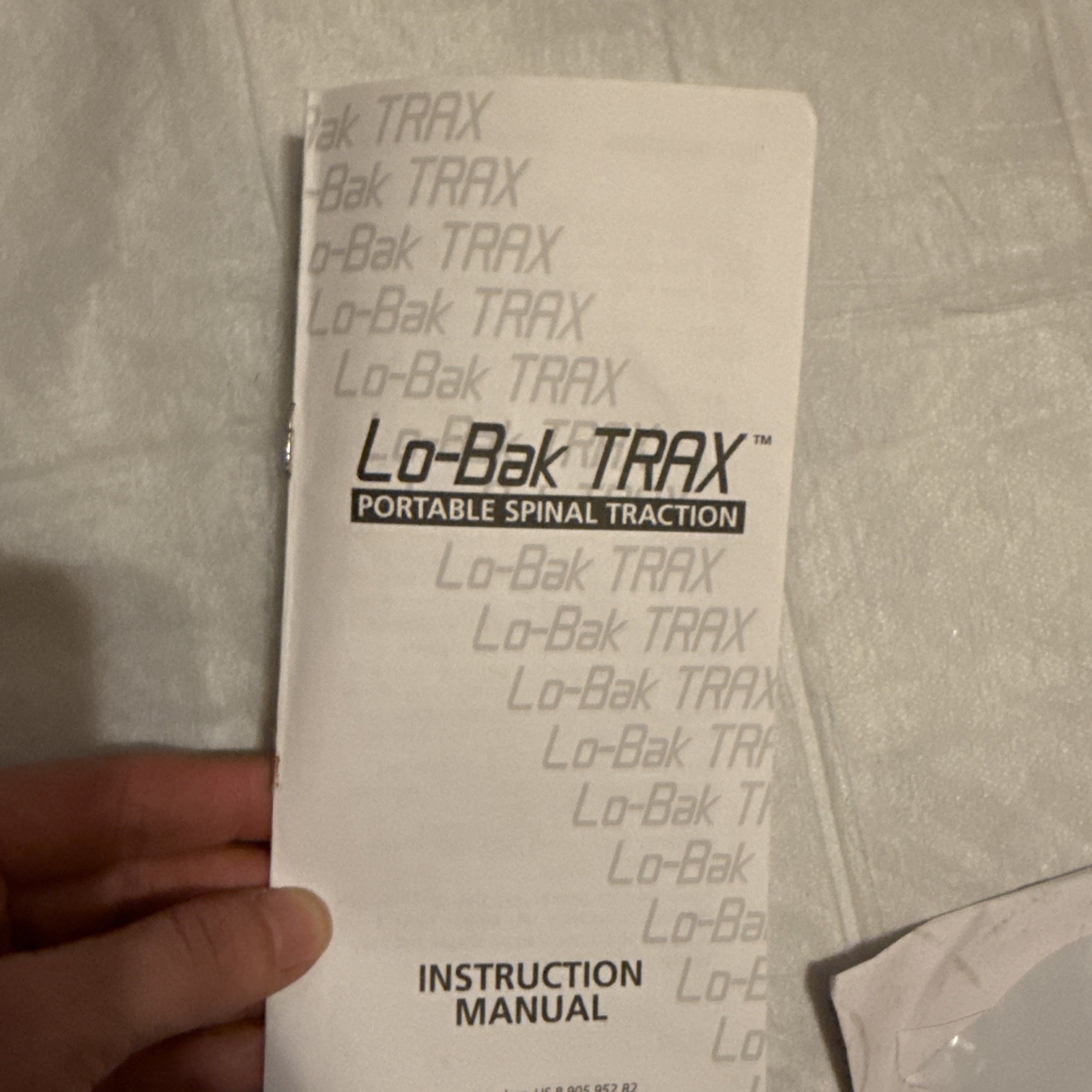 LO-BAK TRAX Portable Spinal Traction DECOMPRESS Sciatica Low Back Pain NEW