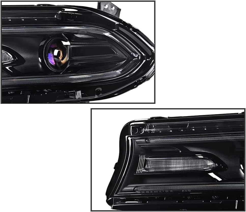 DRL LED Front Headlamp Assembly Headlights Assembly Front Headlamp | Compatible