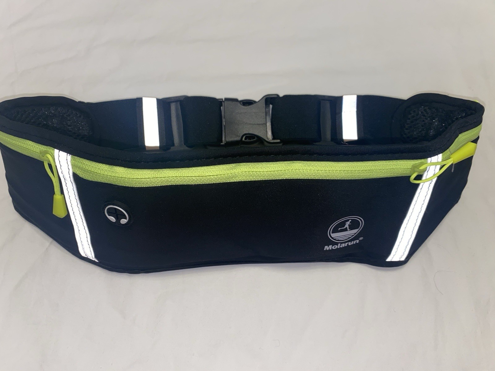 Slim Running Belt Fanny Pack Exercise Waist Runners Bag Money Belt Molarun Walk