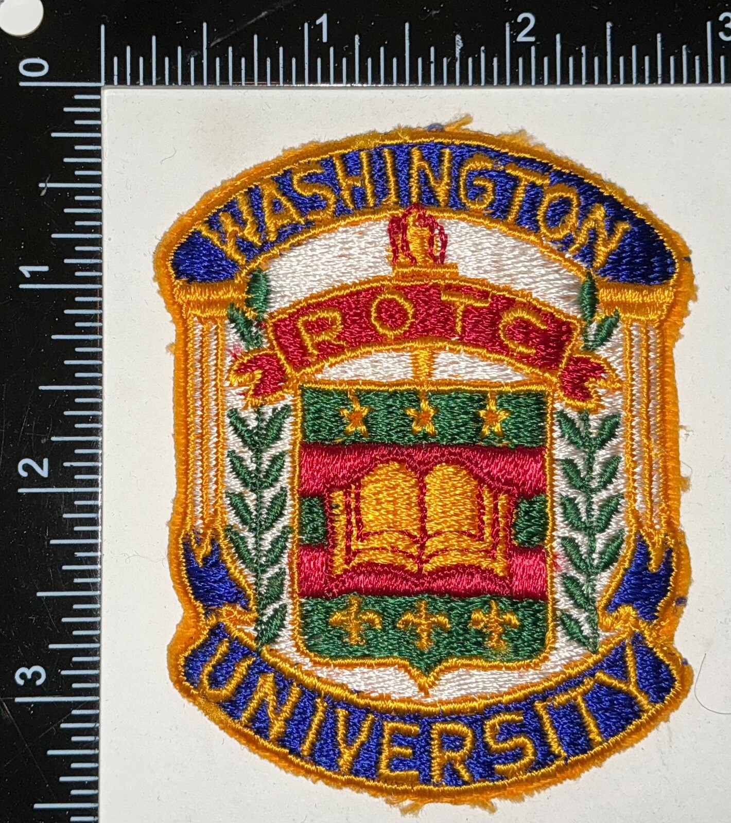 Washington University Army Reserve Officer Training Corps ROTC Patch
