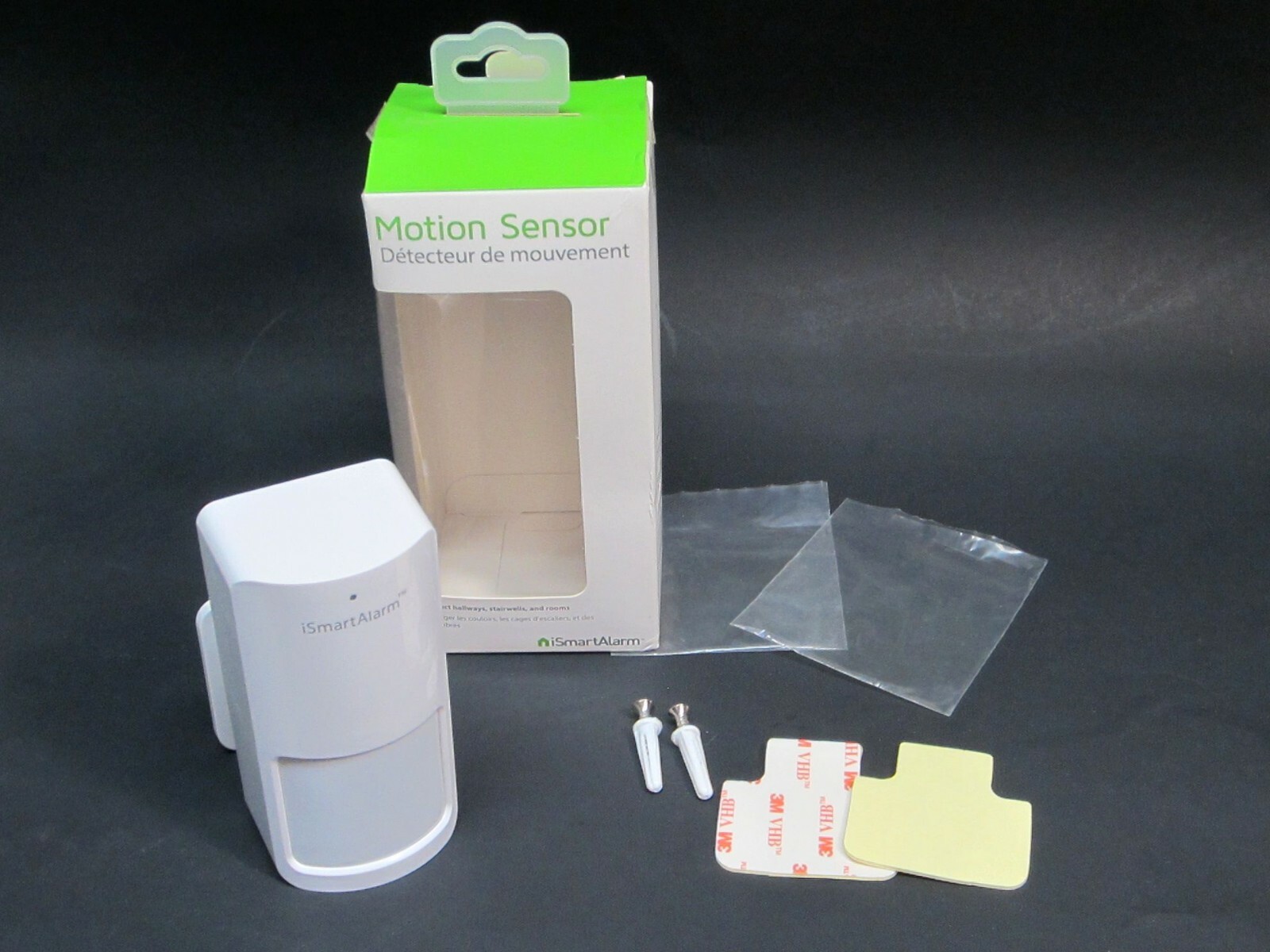 iSmartAlarm Wireless Security Motion Sensor Alarm 30ft Range 90° White Cube One