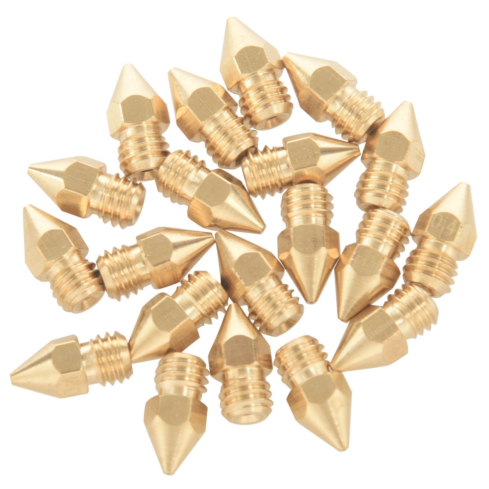 20 PCS 3D Printer Nozzle 0.4mm MK8 Extruder Head for  Cr10 A8D39604