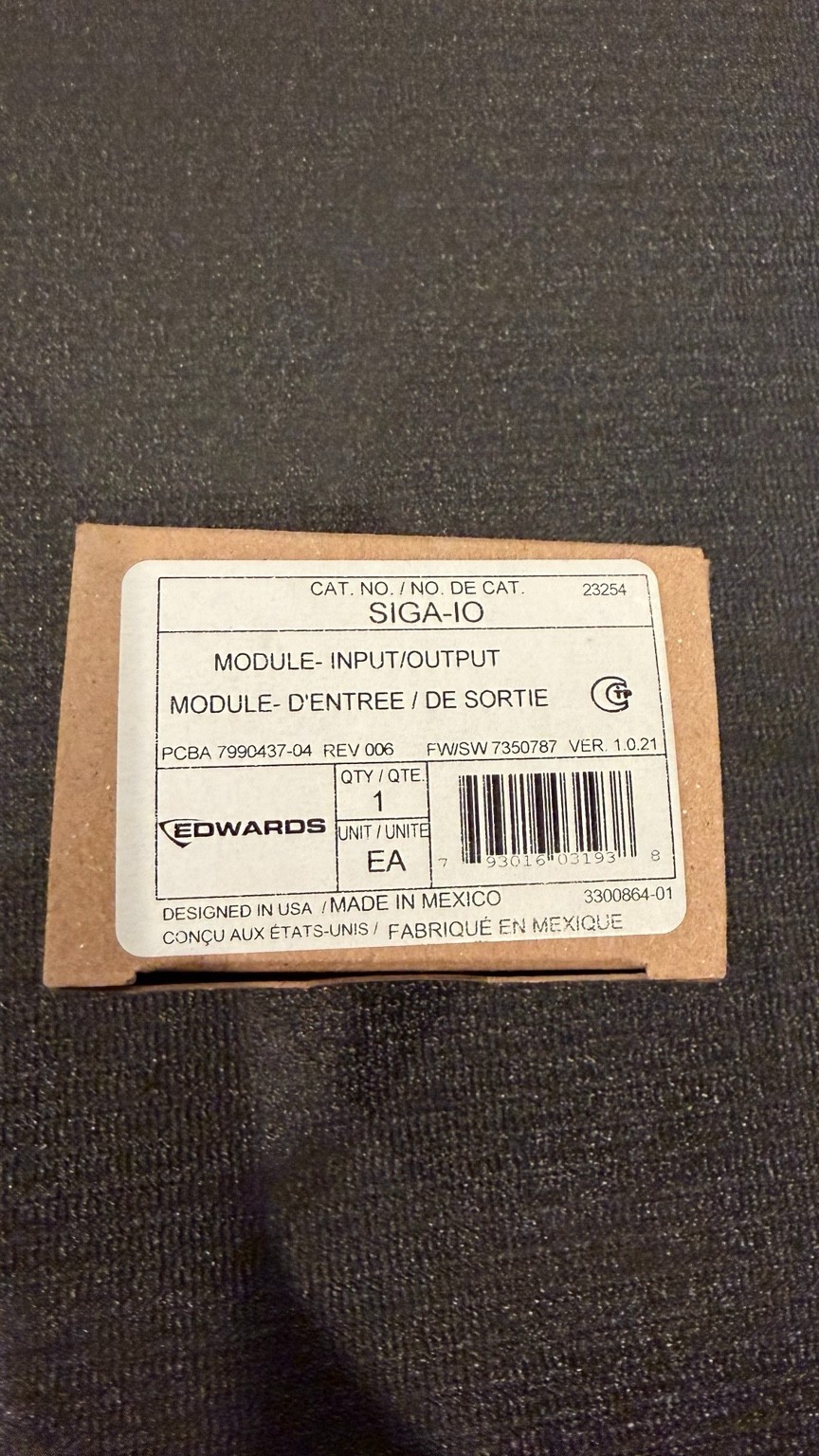 LOT OF 10 Edwards SIGA-IO