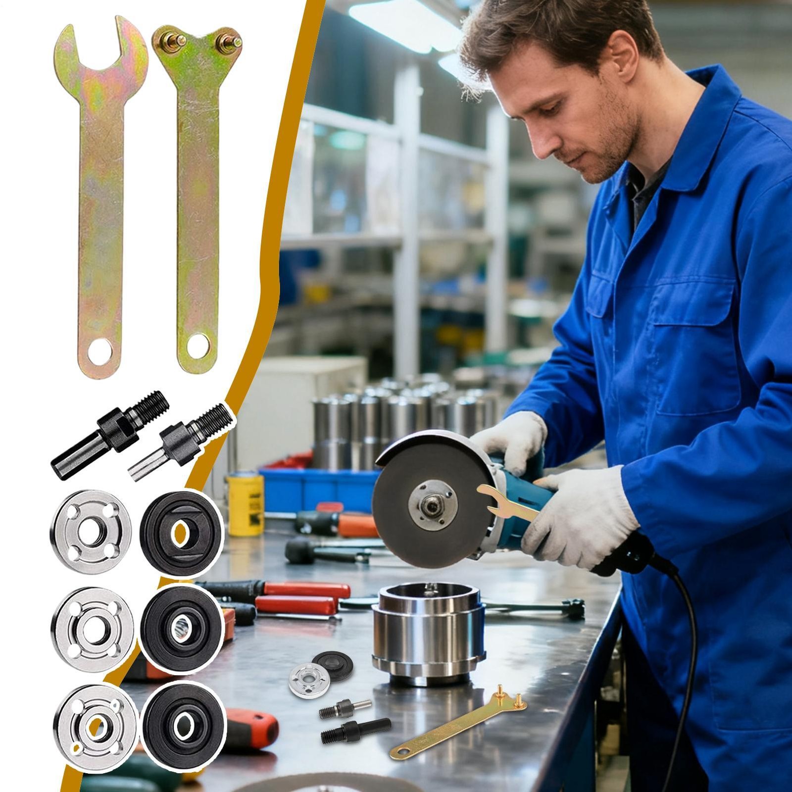 Angle Grinder Adapter For Drill Connecting With Wrench Angle Grinder