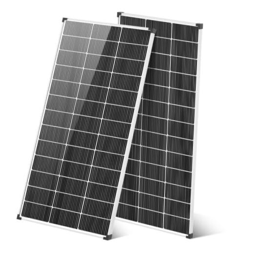 400W N-Type 18BB Solar Panel,25.6% Efficiency 12V PV 2-Pack 200W Monofacial