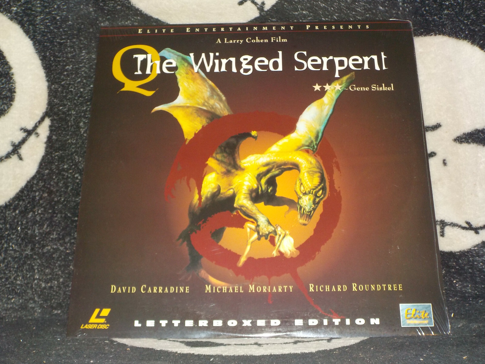Q The Winged Serpent NEW SEALED Elite Letterbox Laserdisc Larry Cohen FreeShip50