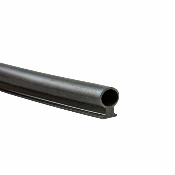 Door with Track Seal - 30 ft Strip Marine Grade EPDM Rubber