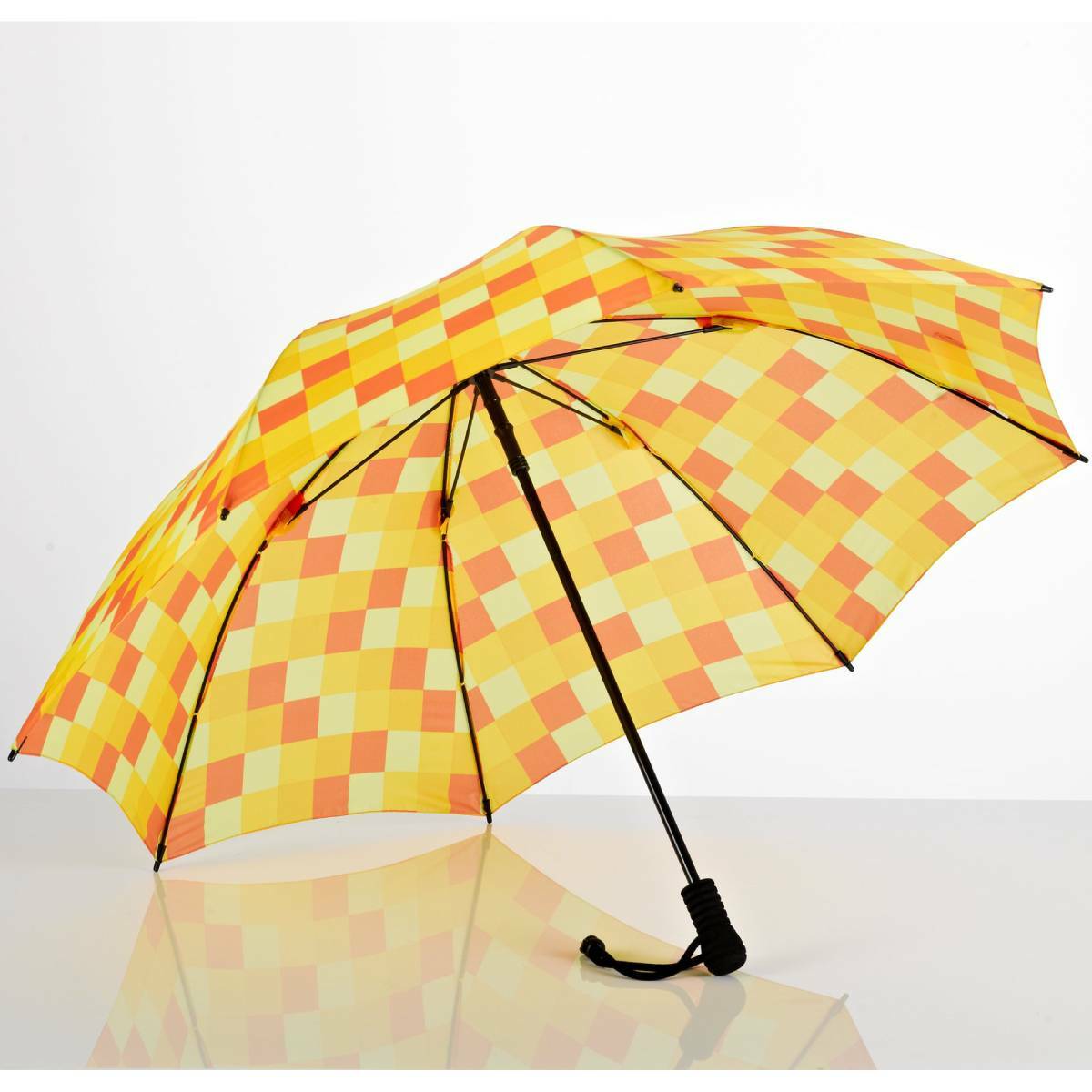EuroSCHIRM Swing Liteflex Umbrella (Yellow Squares) Trekking Hiking Lightweight