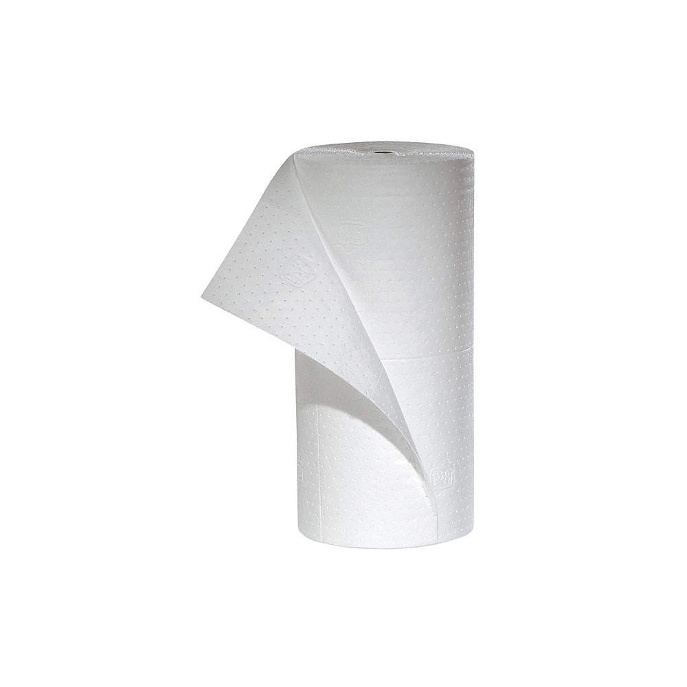PIG MAT458 Absorbent Roll,Oil-Based Liquids,White 30RA32