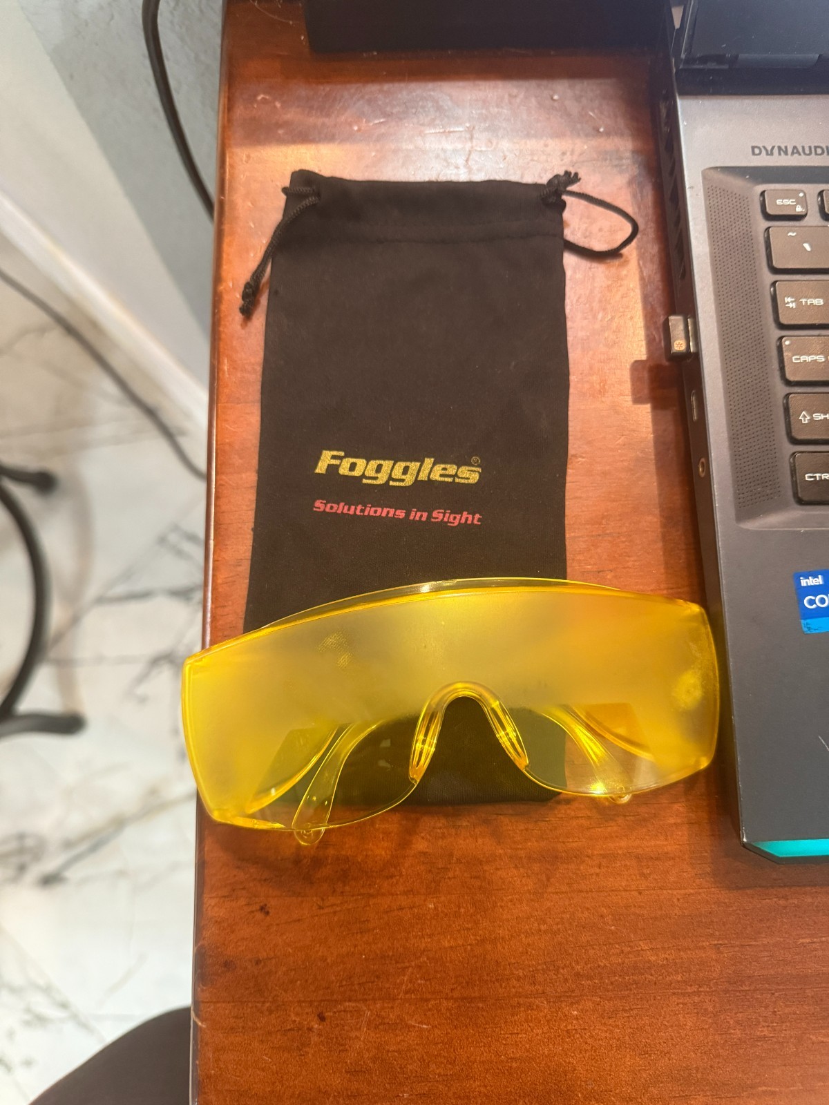 Certified Foggles, IFR Training Glasses in Yellow