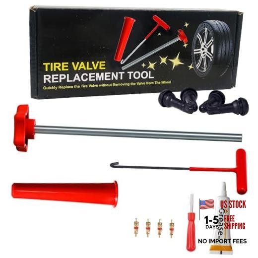 Tire Valve Stem Quick Replacement Tool Kit（51025）, Valve Stem Installation 14